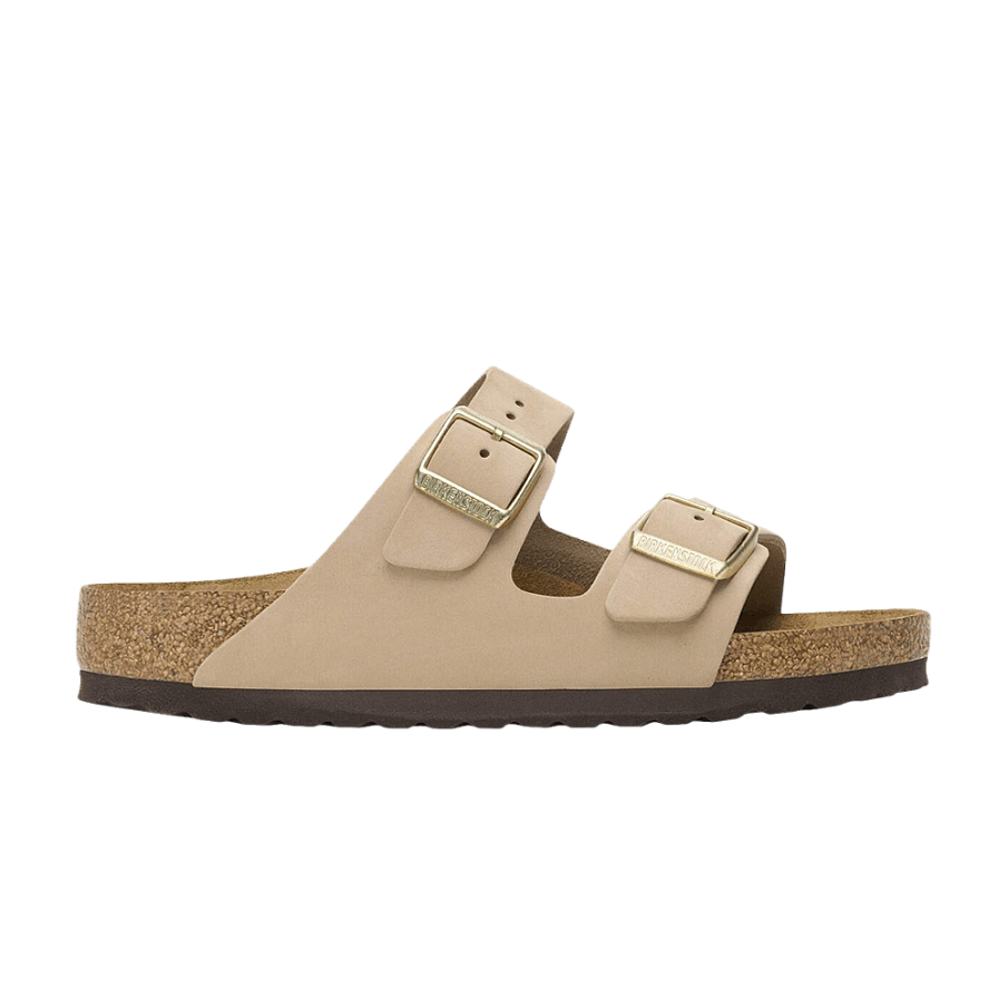 Фото № 1 с приближением к товару «‎Birkenstock Women's Arizona Soft Footbed Sandal Sandcastle»
