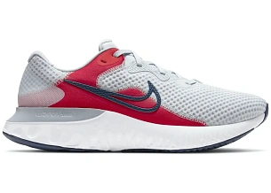 Nike Renew Run 2 Pure Platinum Chile Red