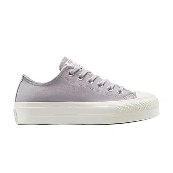 Converse Women's Chuck Taylor All Star Lift Platform Low Colorful Suede - Frozen Thistle - 1