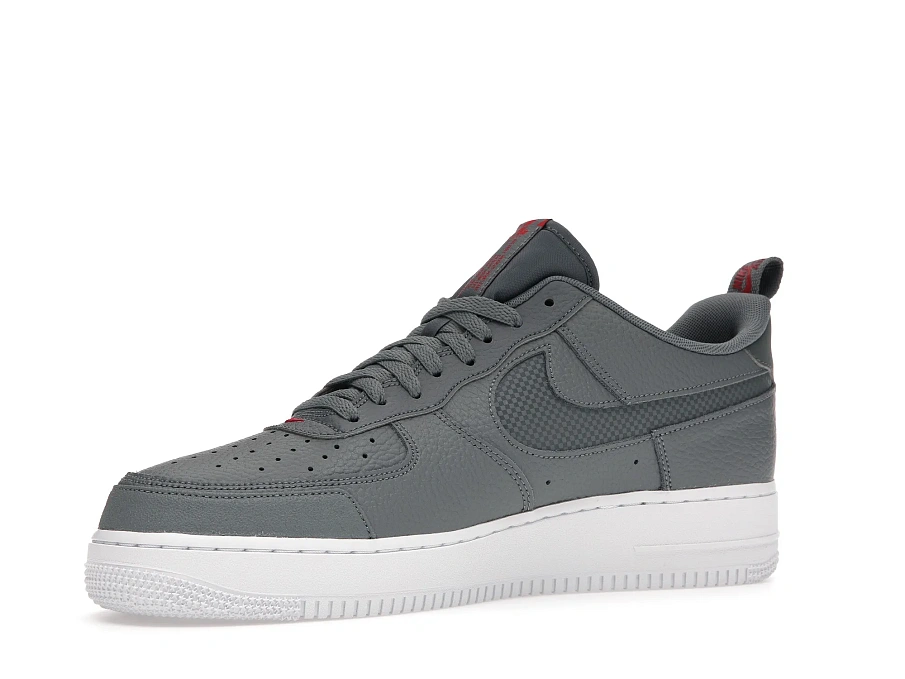 Фото № 4 с приближением к товару «‎Nike Air Force 1 Low LV8 Smoke Grey Red Reflective Swoosh»