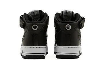 Stussy Nike Air Force 1 Mid "BlackBlack" - 4