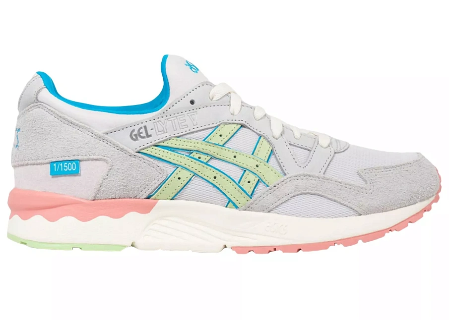 Фото № 1 с приближением к товару «‎ASICS Gel-Lyte V Social Status Charolette Lab Schools Eternal Summer Nimbus Cloud»