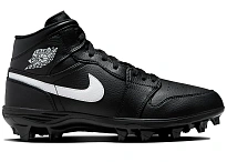 Фото № 1 с приближением к товару «‎Jordan 1 Mid TD Cleat Black White»
