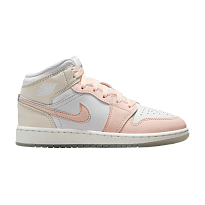Фото № 1 с приближением к товару «‎Air Jordan 1 Mid GS Sail Guava Ice»