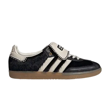 Wales Bonner x adidas Samba Pony Tonal Black Cream White Sample
