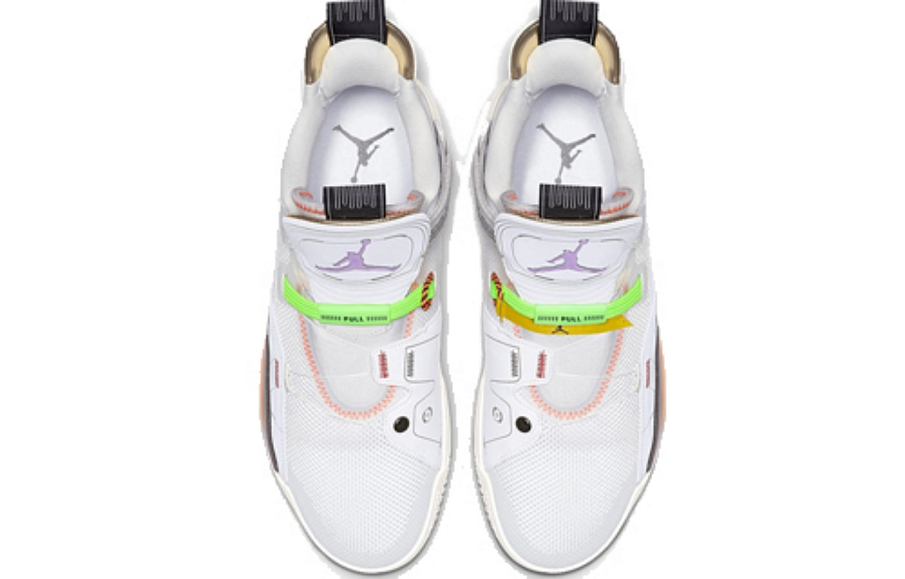 Фото № 4 с приближением к товару «‎Nike Air Jordan 33 Vast Grey Basketball shoes greywhite»