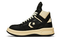 Фото № 4 с приближением к товару «‎Rick Owens x Converse DRKSHDW TURBOWPN Mid Black Cloud Cream»