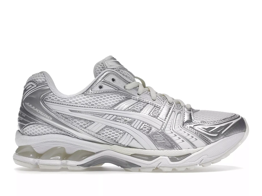 Фото № 1 с приближением к товару «‎ASICS Gel-Kayano 14 JJJJound Silver White»