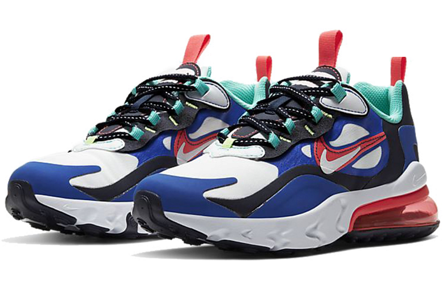 Фото № 3 с приближением к товару «‎Nike Air Max 270 React (GS) WhiteBlueRed»
