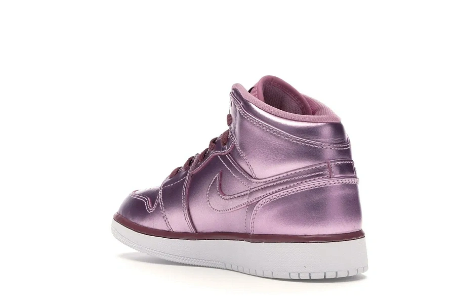 Фото № 6 с приближением к товару «‎Jordan 1 Mid Pink Rise »