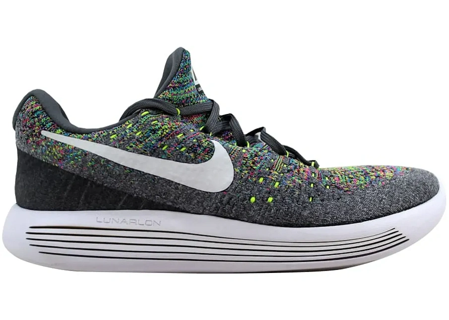 Фото № 1 с приближением к товару «‎Nike Lunarepic Low Flyknit 2 Cool Grey/White-Volt-Blue Glow»