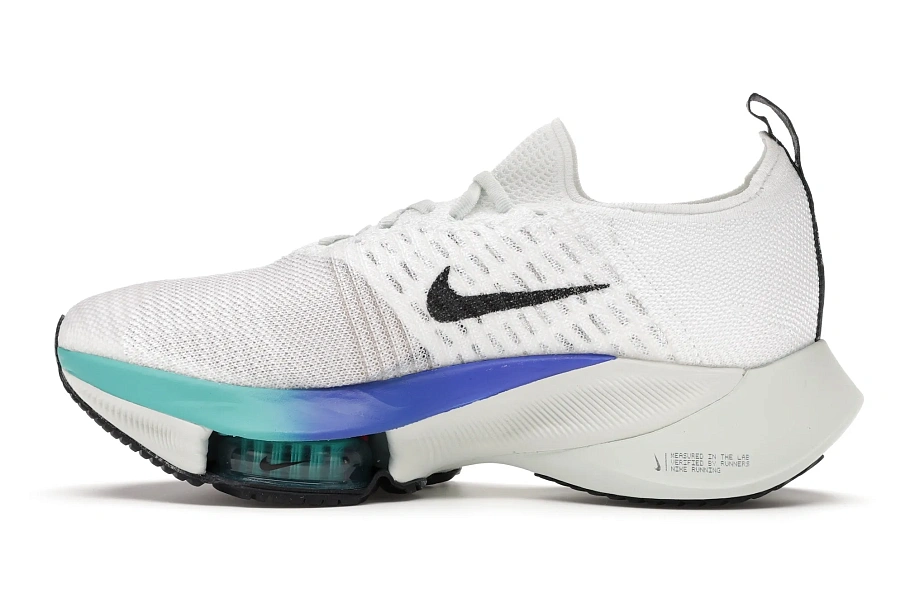 Фото № 5 с приближением к товару «‎Nike Air Zoom Tempo Next% Flyknit White Hyper Violet Flash Crimson »