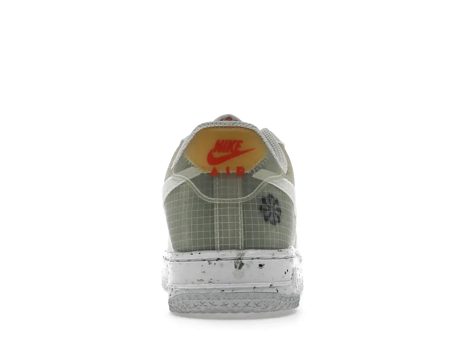 Фото № 4 с приближением к товару «‎Nike Air Force 1 Low Crater White Orange»