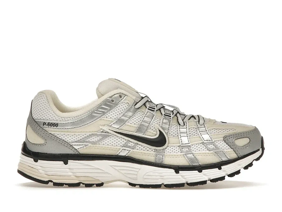 Фото № 1 с приближением к товару «‎Nike P-6000 Coconut Milk Metallic Silver »