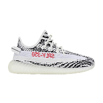 Фото № 1 с приближением к товару «‎adidas Yeezy Boost 350 V2 Kids Zebra 2024»