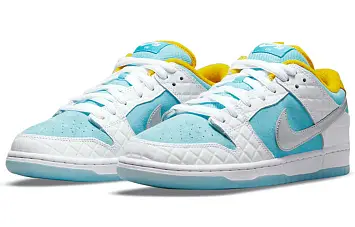 FTC x Nike SB Dunk Low Pro QS Skate shoes Lagoon Pulse - 4