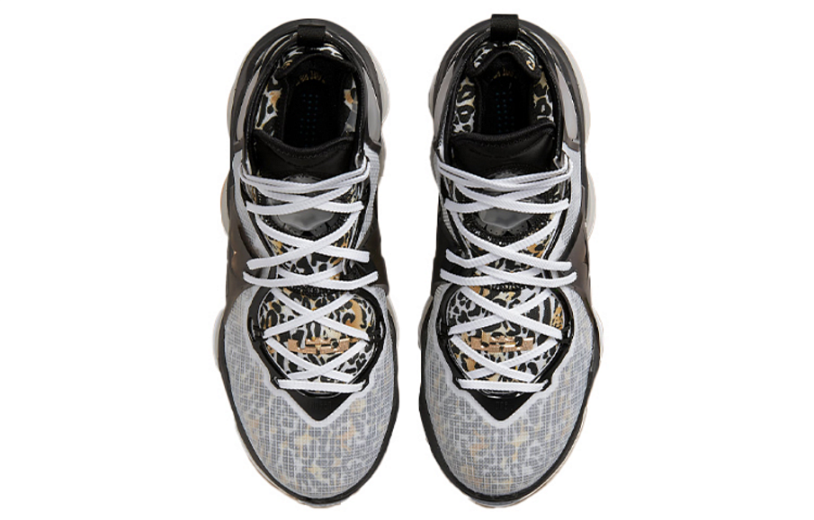 Фото № 4 с приближением к товару «‎Nike Lebron 19 EP "Leopard" Basketball Shoes BlackWhiteGray»