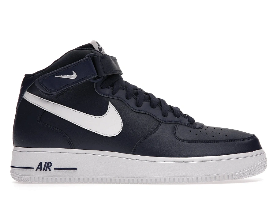 Фото № 1 с приближением к товару «‎Nike Air Force 1 Mid 07 Midnight Navy»