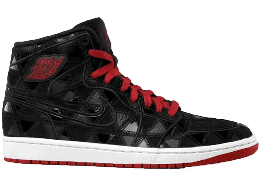 Фото № 1 с приближением к товару «‎Jordan 1 Retro J2K Black Varsity Red»