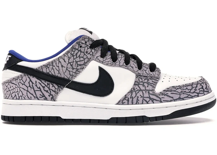 Фото № 1 с приближением к товару «‎Nike SB Dunk Low Supreme White Cement (2002)»