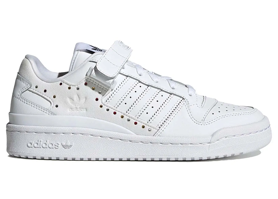 Фото № 1 с приближением к товару «‎adidas Forum Low Swarovski White Multi Color »