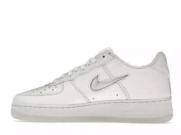 Nike Air Force 1 Low 07 Retro Color of the Month Jewel Swoosh Triple White - 5