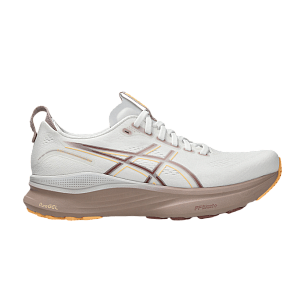 Asics Women's Gel Kayano 32 Wide White Taupe Orange Glow