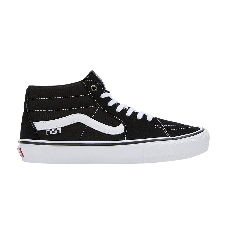 Фото № 1 с приближением к товару «‎Vans Skate Grosso Mid Black White»