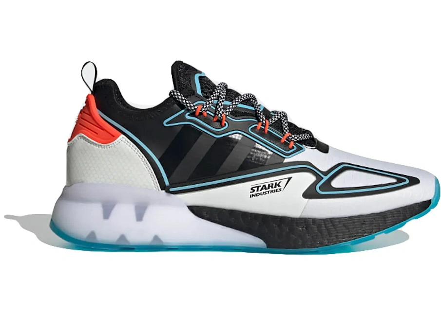 Фото № 1 с приближением к товару «‎adidas ZX 2K Boost Marvel Iron Man Stark Industries»