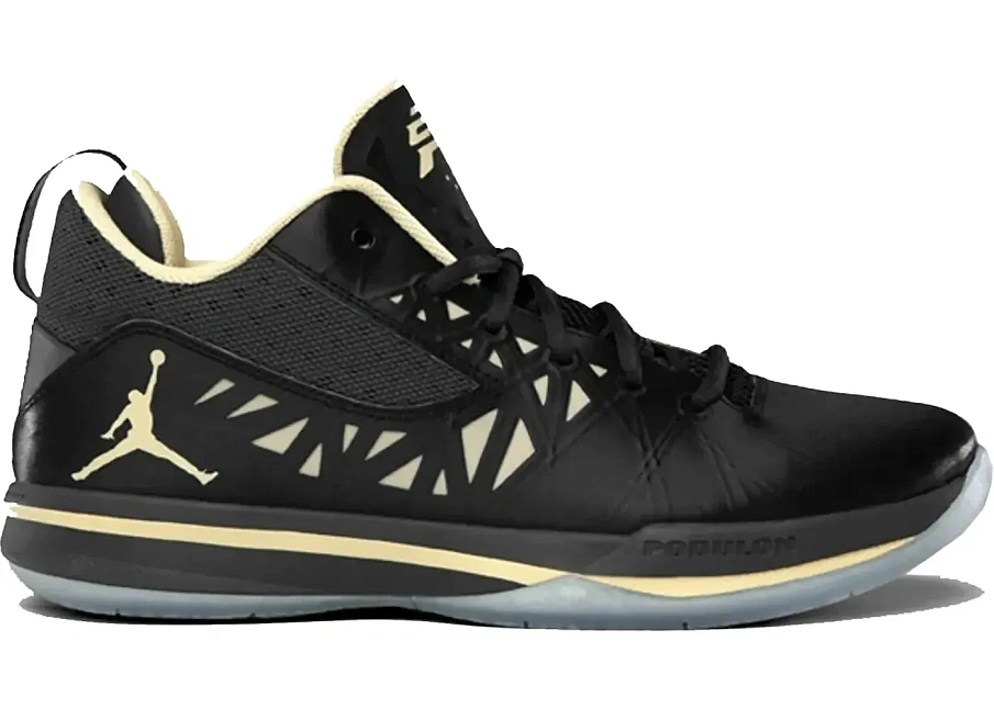 Фото № 1 с приближением к товару «‎Jordan CP3.V Black Vegas Gold Anthracite»