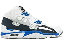 Фото № 1 с приближением к товару «‎Nike Air Trainer SC High White Metallic Platinum Hyper Cobalt»