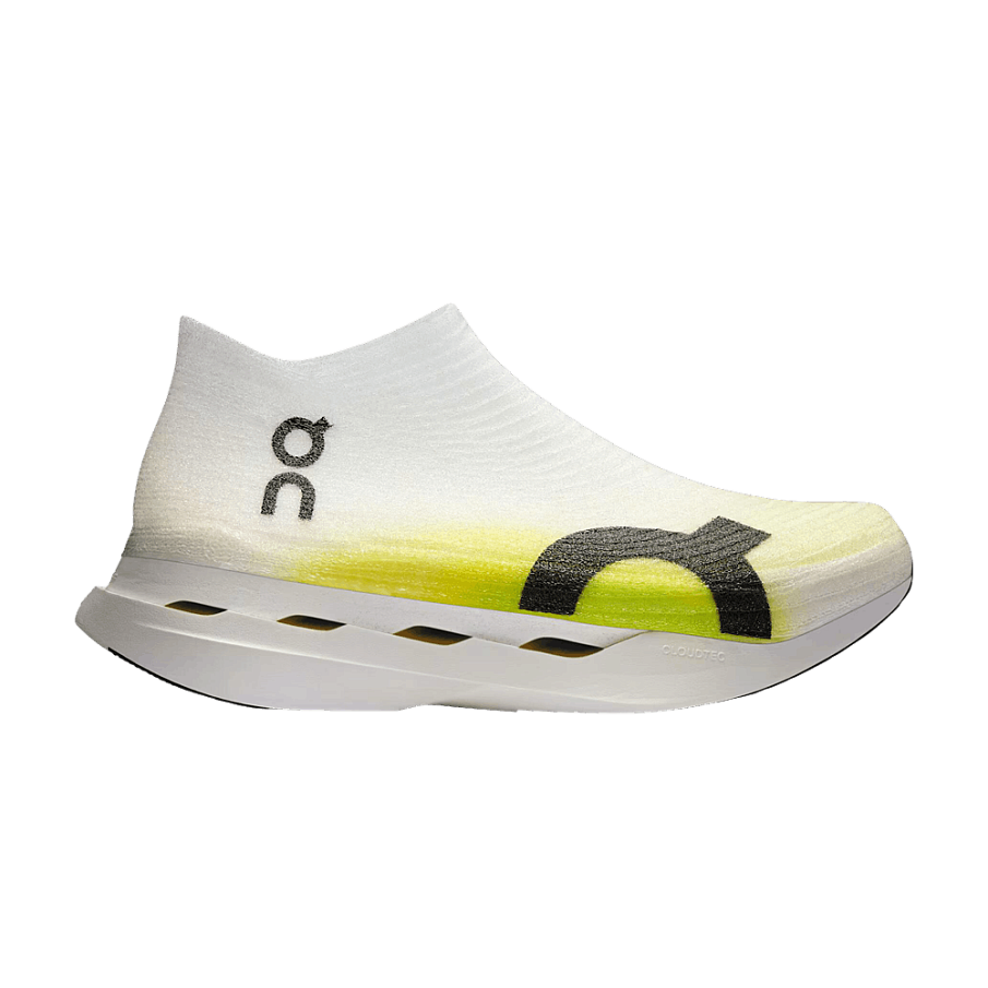 Фото № 1 с приближением к товару «‎ON Cloudboom Strike LS White Lime»