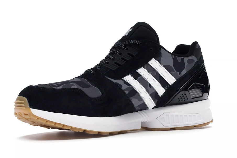 Фото № 2 с приближением к товару «‎adidas ZX 8000 Bape Undefeated Black»