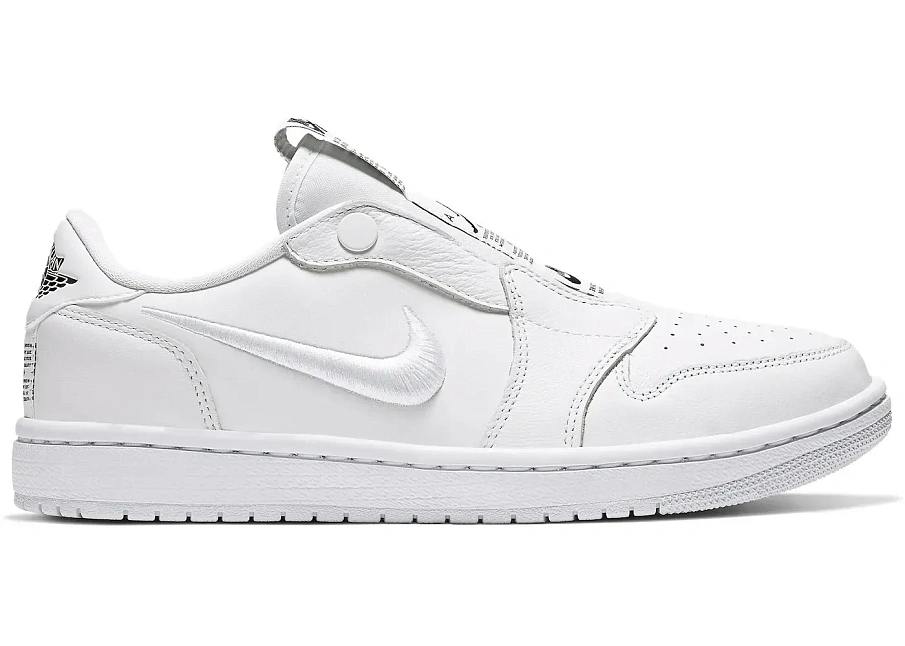 Фото № 1 с приближением к товару «‎Jordan 1 Retro Low Slip White Black »