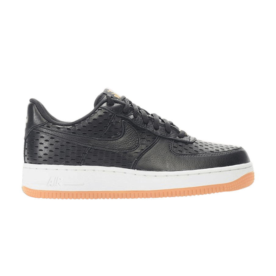 Фото № 1 с приближением к товару «‎Nike Women's Air Force 1 Low 07 Premium Black Gum (616725-005)»