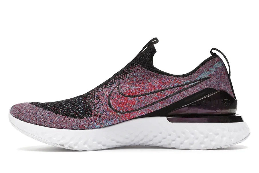 Фото № 3 с приближением к товару «‎Nike Epic React Moc Flyknit Black University Red Hyper Jade»