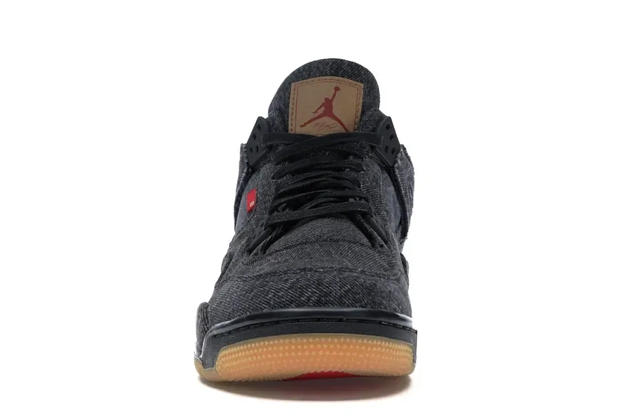 Фото № 2 с приближением к товару «‎Jordan 4 Retro Levis Black  (Blank Tag)»