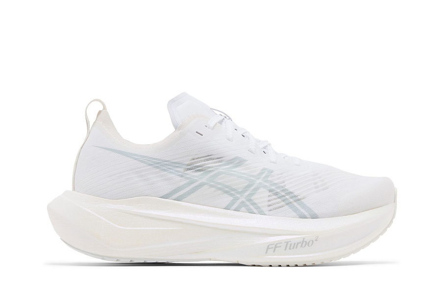 Фото № 2 с приближением к товару «‎ASICS Megablast White Piedmont Grey»