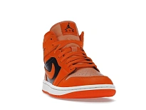 Фото № 5 с приближением к товару «‎Jordan 1 Mid SE Rush Orange Crimson Bliss »