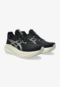 Фото № 2 с приближением к товару «‎GEL-NIMBUS 27 ROAD RUNNING SHOES BLACK LAKE GREY»