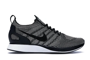 Nike Mariah Flyknit Racer Pale Grey Solar Red - 1