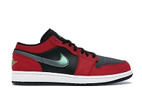 Фото № 1 с приближением к товару «‎Jordan 1 Low Black Green Pulse Gym Red»