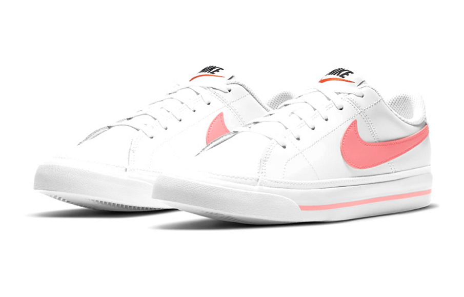 Фото № 3 с приближением к товару «‎Nike Court Legacy GS 'White Sunset Pulse'»