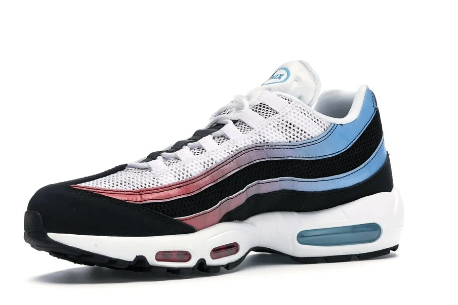 Фото № 2 с приближением к товару «‎Nike Air Max 95 Blue Red Gradient»