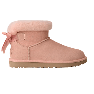 UGG Women's Mini Bailey Mixed Bow Boot Beige Blush