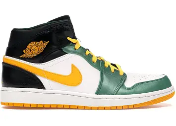 Jordan 1 Mid Retro Sonics (554724-307)