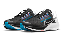 Фото № 3 с приближением к товару «‎Nike Air Zoom Pegasus 38 GS 'Black Metallic Silver'»