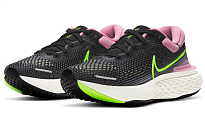 Фото № 3 с приближением к товару «‎Nike Wmns ZoomX Invincible Run Flyknit 'Black Elemental Pink'»