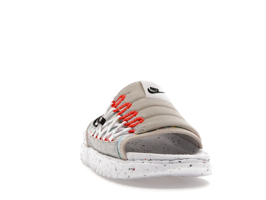 Фото № 2 с приближением к товару «‎Nike Asuna Crater Slide Cream 2 White Orange Black»