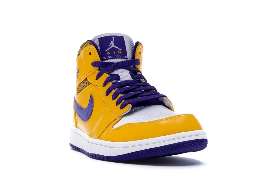 Фото № 3 с приближением к товару «‎Jordan 1 Mid Lakers»
